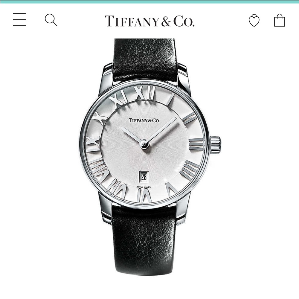 Tiffany & Co 2-Hand 37.5 MM Atlas watch